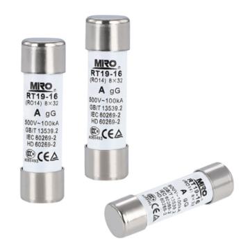 茗熔 圆筒帽型熔断器普通型 RO15 gG 500V/690V/4A
