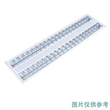 金达 LED T5格栅灯盘双端，白光，T型龙骨，298×1198mm JD214 含光源 2×14W