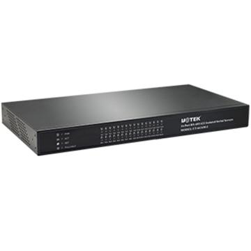 UTEK/宇泰 设备备件-串口服务器/IP转16口RS-422/485防雷隔离型 UT-6616M-I