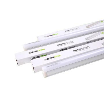 三雄极光 LED T5一体化支架灯，丽致2系列PAK410090升级PAK410181-8W-中性光 4000K，乳白罩，0.6m PAK410090升级PAK410181-8W-中性光