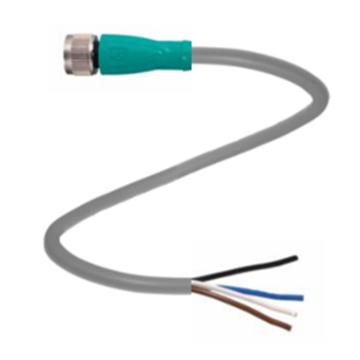 倍加福 P+F 五芯连接线5米直头 V15-G-5M-PVC