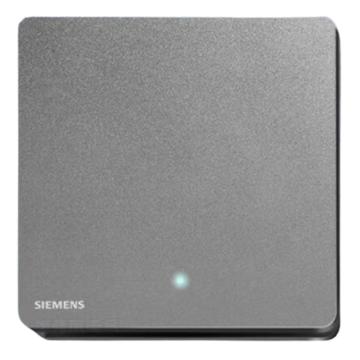 SIEMENS/西门子 一开单带LED开关睿致系列 灰色 5TA81163NC05