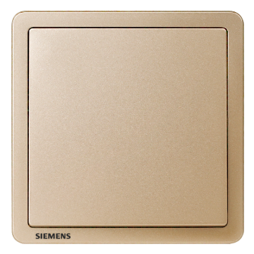SIEMENS/西门子 10AX 一位单控开关日曜金 致典 Adela系列 5TA14113NC03