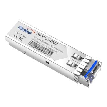 FiberHome 1.25G光模块发1310nm，收1550nm，20km，SFP，LC接口 匹配SKU:HVJ062 千兆单模单纤光模块FH-3512L-CD20
