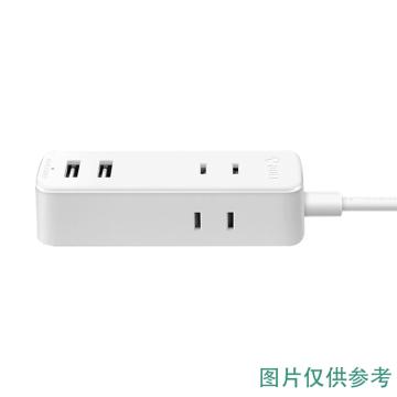 公牛 接线板2位两孔+USB 无开关 GN-A120U 1.5米