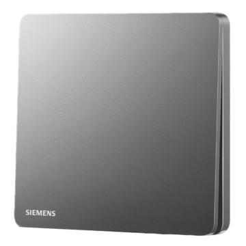 SIEMENS/西门子 16AX 一位单控开关睿致系列 灰色 5TA81123NC05
