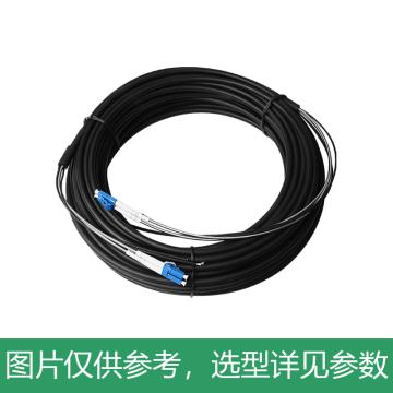 海乐 单模2芯室外野战光缆直径3.3mm铠装SC/FC/LC 野外拉练200米不带缆车 2FC-FC-SY200