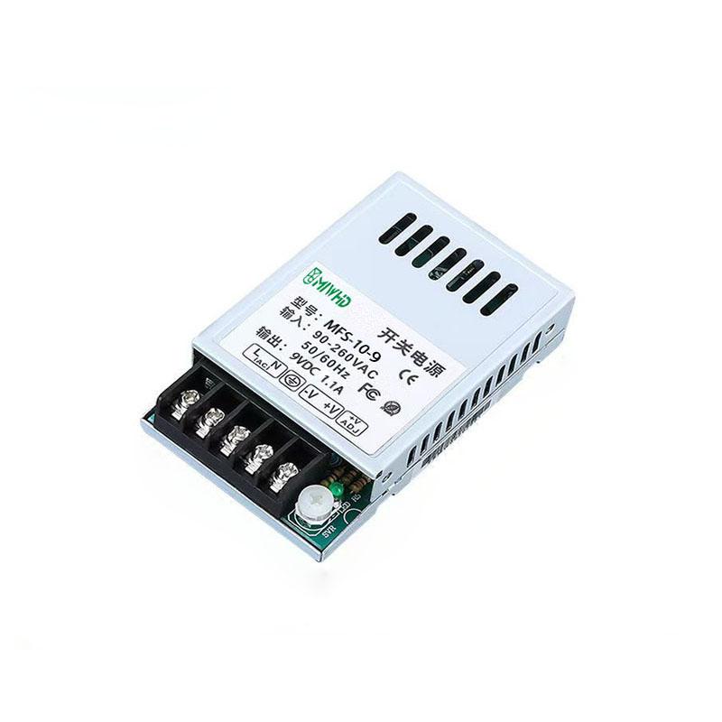 梅兰日兰 MSF-10系列迷你型单组输出开关电源10W 9V 0~1.1A MSF-10-9V