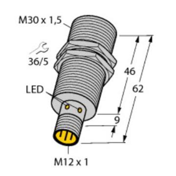 TURCK/图尔克 传感器 BI15-M30-VP6X-H1141