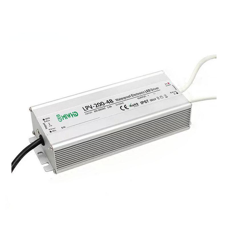 梅兰日兰 LPV-200系列LED防水恒压型开关电源200W 48V 0-4.2A LPV-200-48V