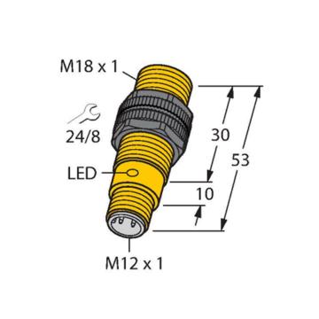 TURCK/图尔克 电感式接近开关 Ni8-S18-AN6X