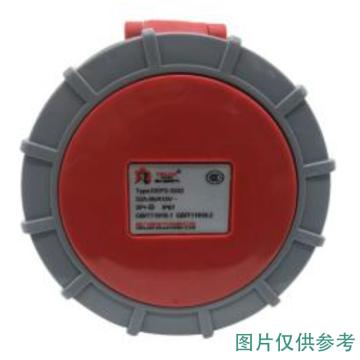 DELIXI/德力西 暗装插座DEP2-3242 32A 4芯 415V IP67 DHADEP23242R
