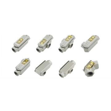 辽河 防爆穿线盒BCH-G1½-F后盖弯通 灰色 BCH-F/40后盖弯通