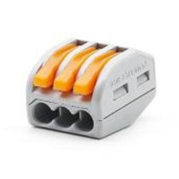 ELECALL/伊莱科 快速接线端子 按压式家用接线器 PCT-213一进二出