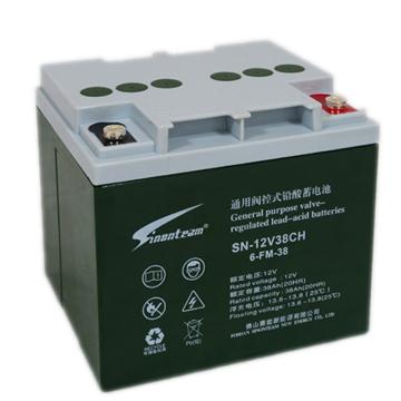 阳光赛能 蓄电池38AH，12V(如需配线提前沟通) 6-GFM-38