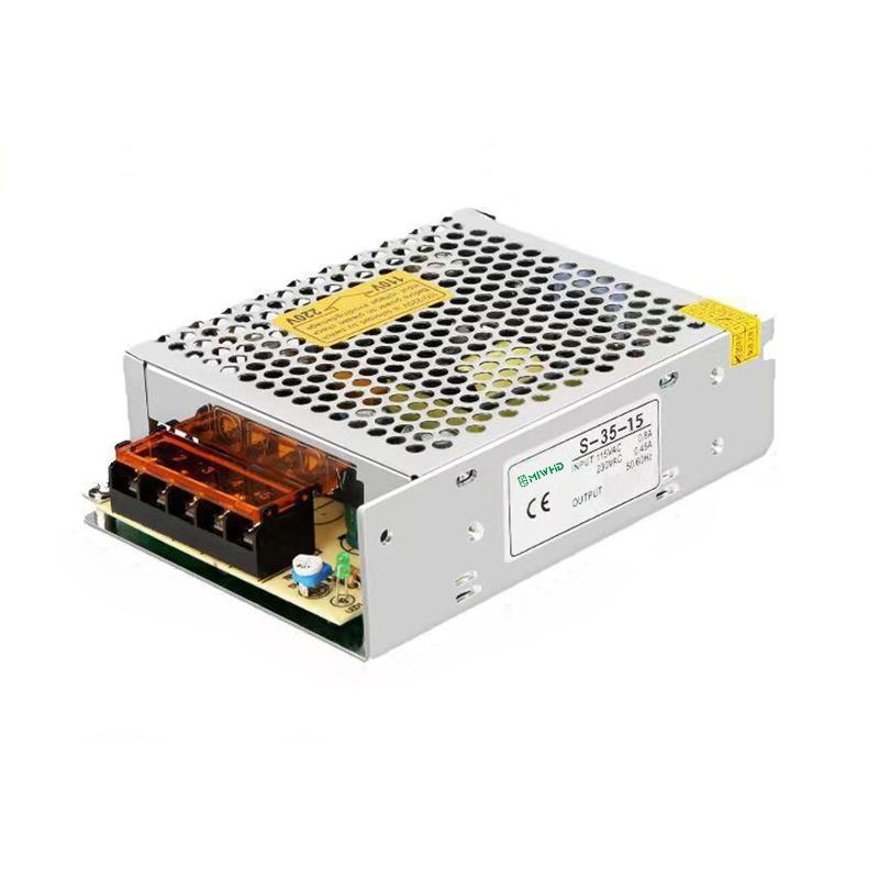 梅兰日兰 S-35系列单组输出开关电源35W 15V 0~2.4A S-35W-15V
