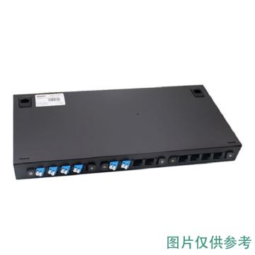 海乐 12口光纤终端盒12芯LC满配 光纤盒 光缆尾纤熔接盒 光纤配线架 P1-12-LC