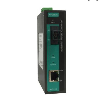MOXA/摩莎 工业级10/100BaseT(X)转100BaseFX光电转换器(通信传输设备零件) IMC-21A-M-ST