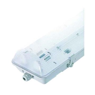 奇辰 LED三防灯，36W，白光6000K，双管，1.273米含双端LED T8 QC-SL002/L2×18W