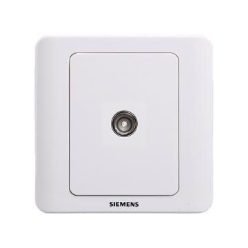 SIEMENS/西门子 远景系列一位电视插座(5-850MHz)雅白 5TG01111CC1
