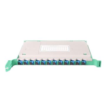 海乐 一体化单元箱熔接盘熔纤盘12芯SC型ODF盘单模SC满配 RQ-SC-S