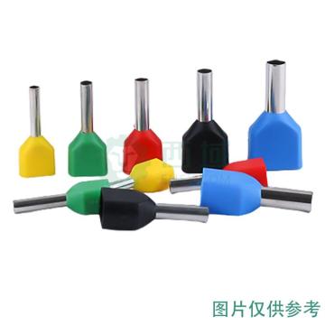 长虹塑料 双线管形预绝缘端子 TE2508 红色