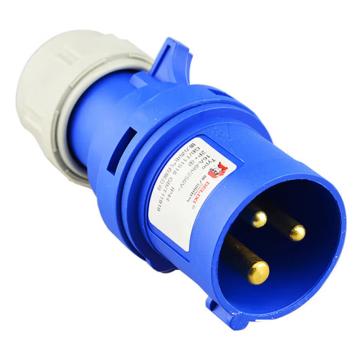 DELIXI/德力西 工业插头DEP2-023 32A 3芯 250V IP44 DHADEP2023U，