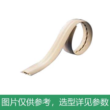 凯士士 软式圆型地板配线槽乳白色 183CM(6') SRD50MW