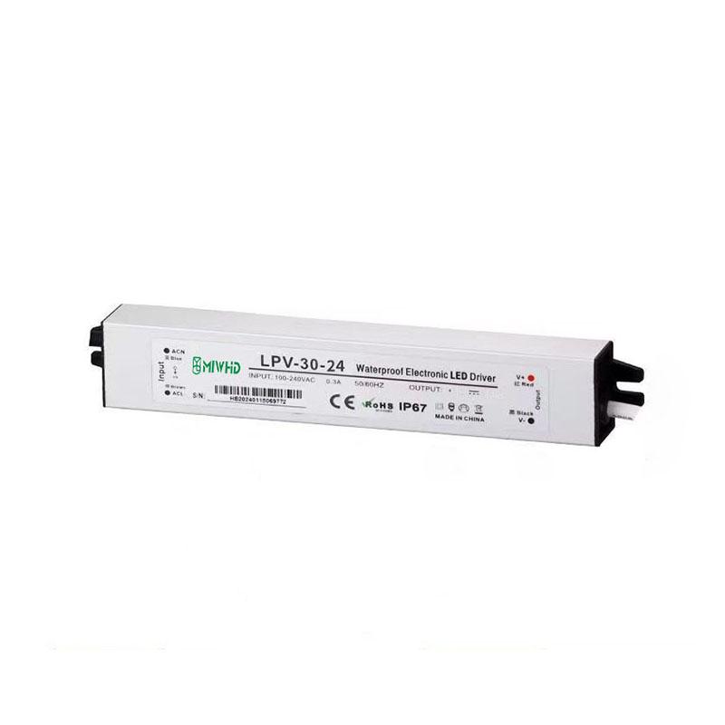 梅兰日兰 LPV-30系列LED防水恒压型开关电源30W 24V 0-1.3A LPV-30-24V