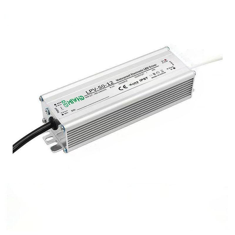 梅兰日兰 LPV-50系列LED防水恒压型开关电源50W 12V 0-4.2A LPV-50-12V