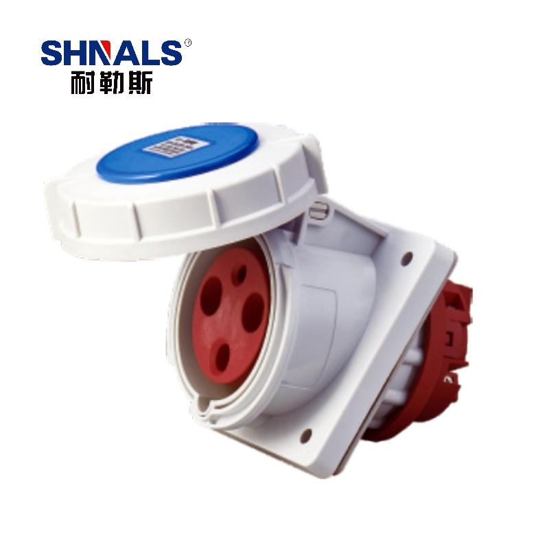 SHNALS 暗装斜插工业插座三芯125A NLS-3575