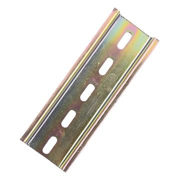 ELECALL/伊莱科 C45钢制导轨 接线端子断路器空气开关导轨宽3.5cm*长50cm*厚0.8mm 镀五彩 宽3.5cm*长50cm 镀五彩