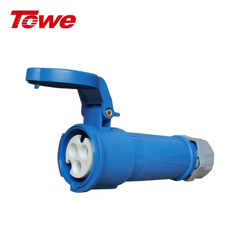 同为 工业连接器16A 三芯母头 IPS-S316