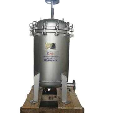 山姆 多袋式过滤器滤袋数量4最大流量180m³/h过滤面积1.0㎡耐压0.1Mpa SAM-M4CC180-304-DN80材质304进出口径DN80