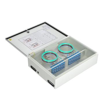 FiberHome 金属室内外壁挂式分纤箱48口 48芯LC双工96芯分纤箱