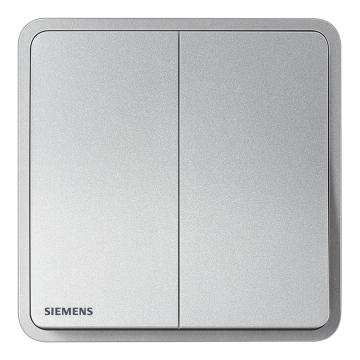 SIEMENS/西门子 16AX二位单控开关星辉银 睿绎 Zita系列 5TA11213NC02