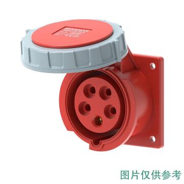 上曼 附加插座和谐系列 IP44 红色 电流：63A 芯数：5 电压：400V MXS3-B354-6