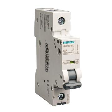 SIEMENS/西门子 5SY7 超高分断微型断路器5SY71067CC 5SY7 1P C6 30KA