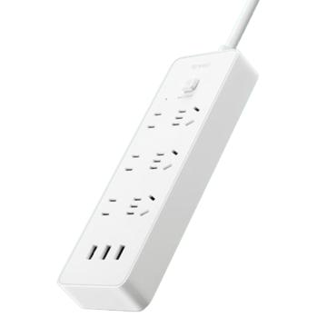 公牛 接线板，3位五孔+3位两孔+3位USB 总控开关 GN-B333U(1.8m)