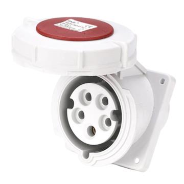 倍港 第三代暗装工业倾斜插座IP67-16A5芯 SIN1485