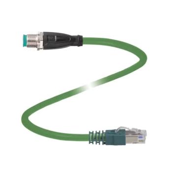 倍加福 P+F 连接电缆，以太网 V1SD-G-GN2M-PUR-E1S-V45-G