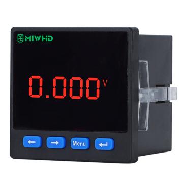梅兰日兰 单相数显电压表SUPU72-V，MLRL19SUPU72-V 220v 1A-5A SUPU72-V
