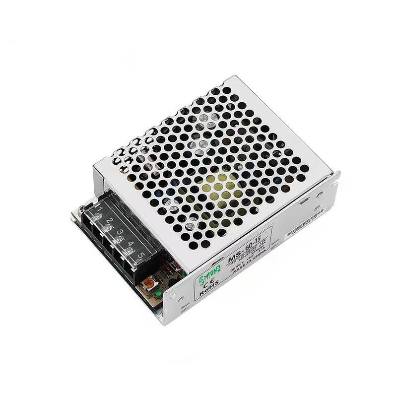 梅兰日兰 MS-60系列迷你型单组输出开关电源60W 15V 0~4A MS-60-15V