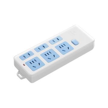 公牛 接线板3位五孔+3位两孔 总控开关 GN-402W(F) E0