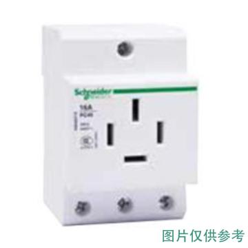 施耐德 导轨插座2P+E 16A A9A06216