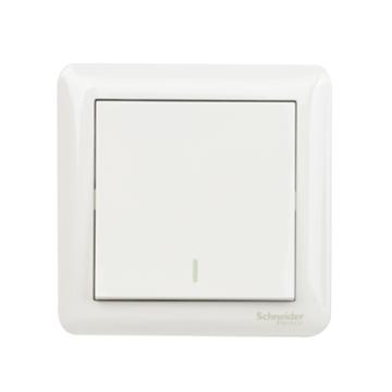 施耐德 畅意系列一位跷板式单控面板开关10A/250V A3B31_1A