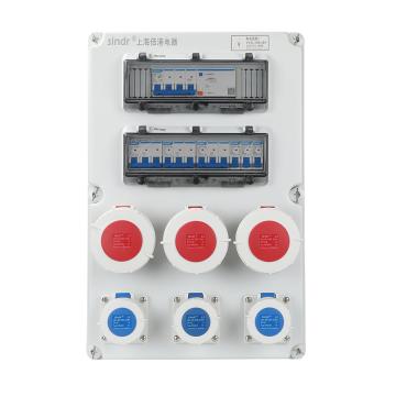 sindr/倍港 防水工业插座电源检修配电箱 SIN3654A