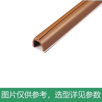 凯士士 软式拨入式配线槽咖啡色 1M RSD10BN