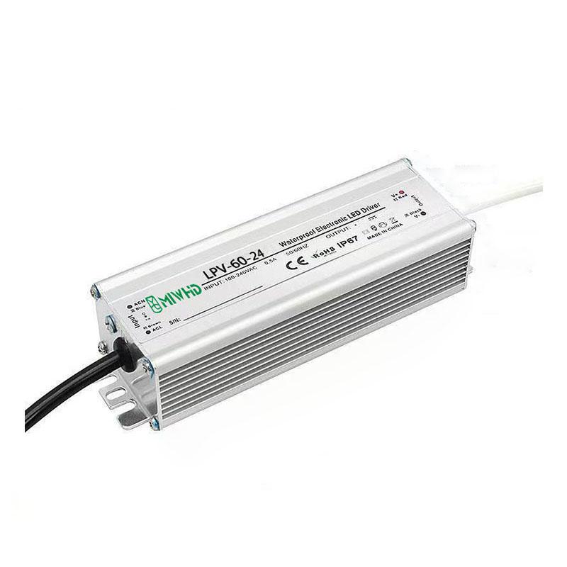 梅兰日兰 LPV-60系列LED防水恒压型开关电源60W 24V 0-2.5A LPV-60-24V