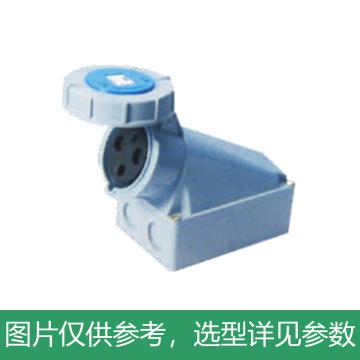DELIXI/德力西 工业明装插座DEP2-1332 IP67 63A 3芯 250V DHADEP21332U